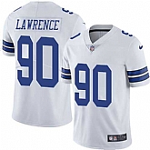 Nike Dallas Cowboys #90 Demarcus Lawrence White NFL Vapor Untouchable Limited Jersey,baseball caps,new era cap wholesale,wholesale hats